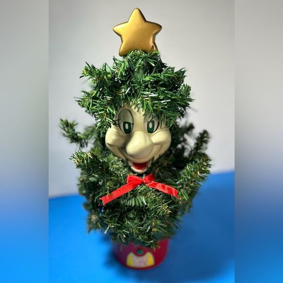Other - Talking Singing Christmas Tree Telco Pinecone Kid 1998 Telco Animated
-See Video
